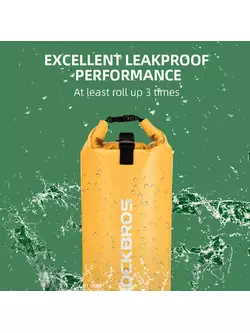 Rockbros vízálló hátizsák / zsák 30L, sárga ST-006Y