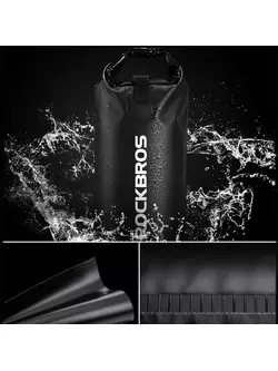Rockbros vízálló hátizsák / zsák 5L, fekete ST-003BK