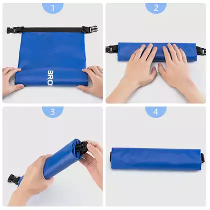 Rockbros vízálló hátizsák / 2L táska,  kék ST-001BL