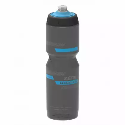 ZEFAL BIDON MAGNUM PRO-SMOKED BLACK (cyan blue/grey), 1L new 2021 ZF-1640