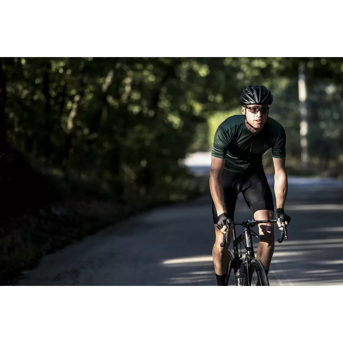 ROGELLI ESSENTIAL férfi kerékpáros mez, zöld