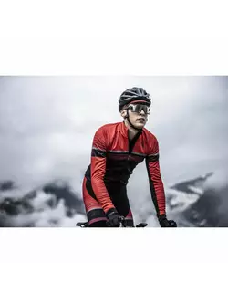 ROGELLI Férfi kerékpáros kabát HERO fekete és piros