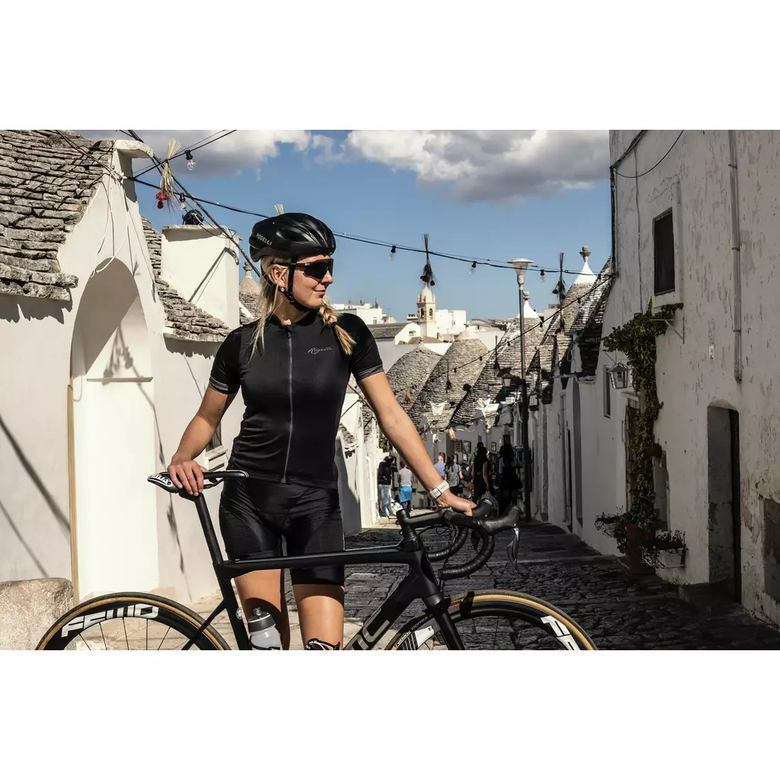 ROGELLI Női kerékpáros mez ESSENTIAL - fekete 010.194