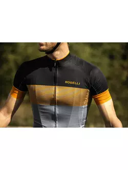 ROGELLI férfi kerékpáros póló BOOST grey/orange 001.119