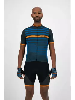 ROGELLI férfi kerékpáros póló STRIPE blue/orange 001.102