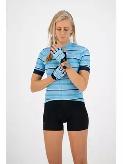 ROGELLI női kerékpáros kesztyű STRIPE blue