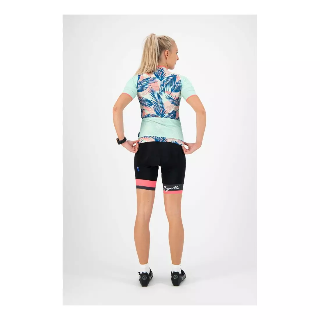 ROGELLI női kerékpáros mez LEAF mint 010.087