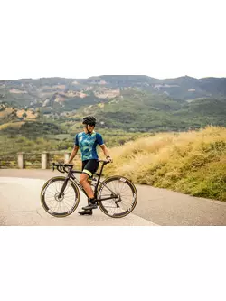 ROGELLI női kerékpáros mez LEAF turquoise 010.086