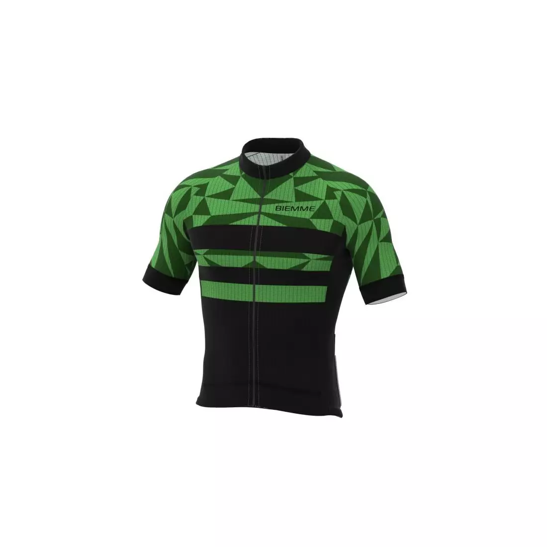 Biemme férfi kerékpáros mez SEMPIONE fekete és zöld