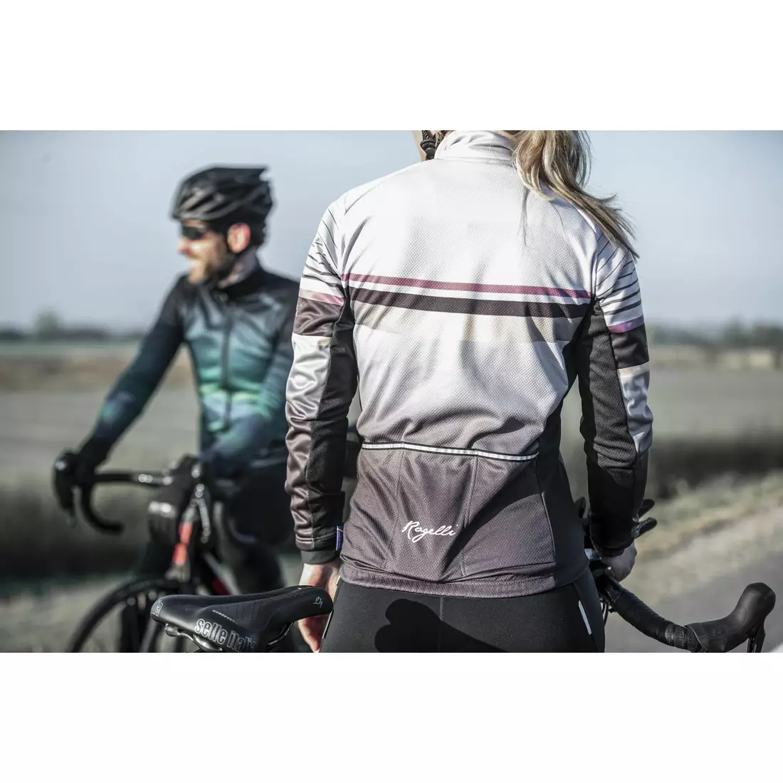 ROGELLI Női téli kerékpáros kabát IMPRESS szürke