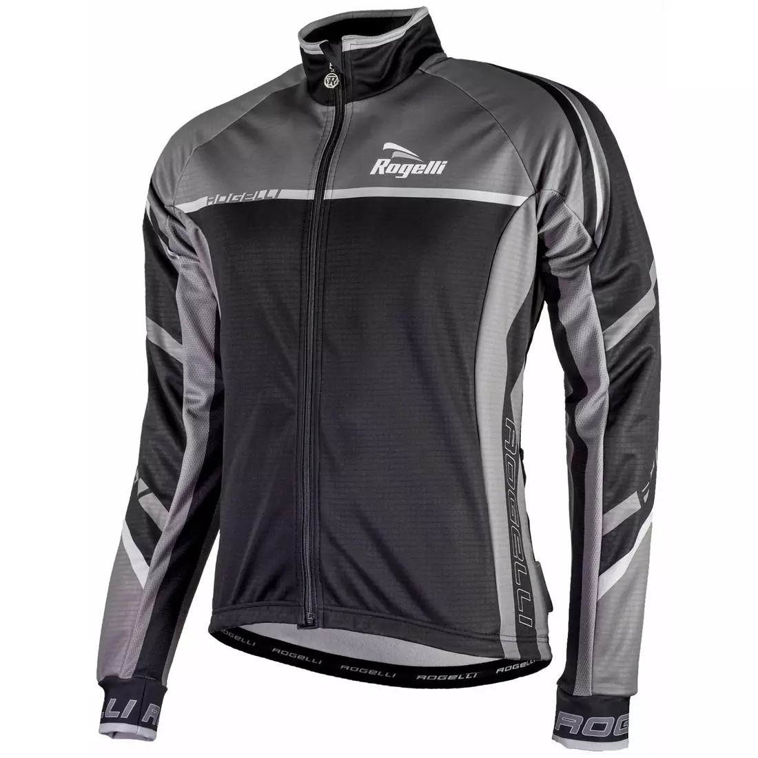 ROGELLI férfi kerékpáros kabát, softshell ANDRANO 2.0, fekete és szürke 