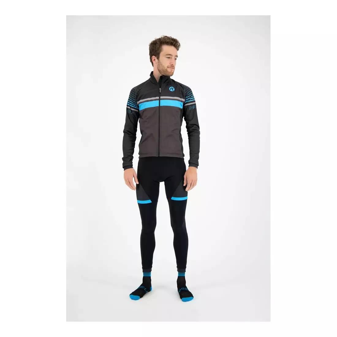 ROGELLI férfi kerékpáros nadrág nadrág nadrágtartóval FUSE black/blue