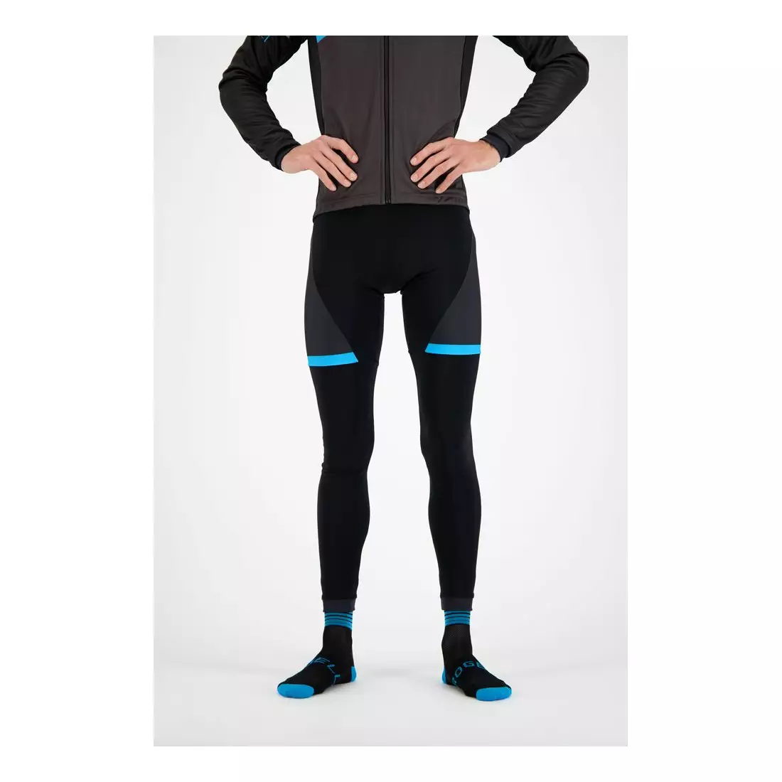 ROGELLI férfi kerékpáros nadrág nadrág nadrágtartóval FUSE black/blue