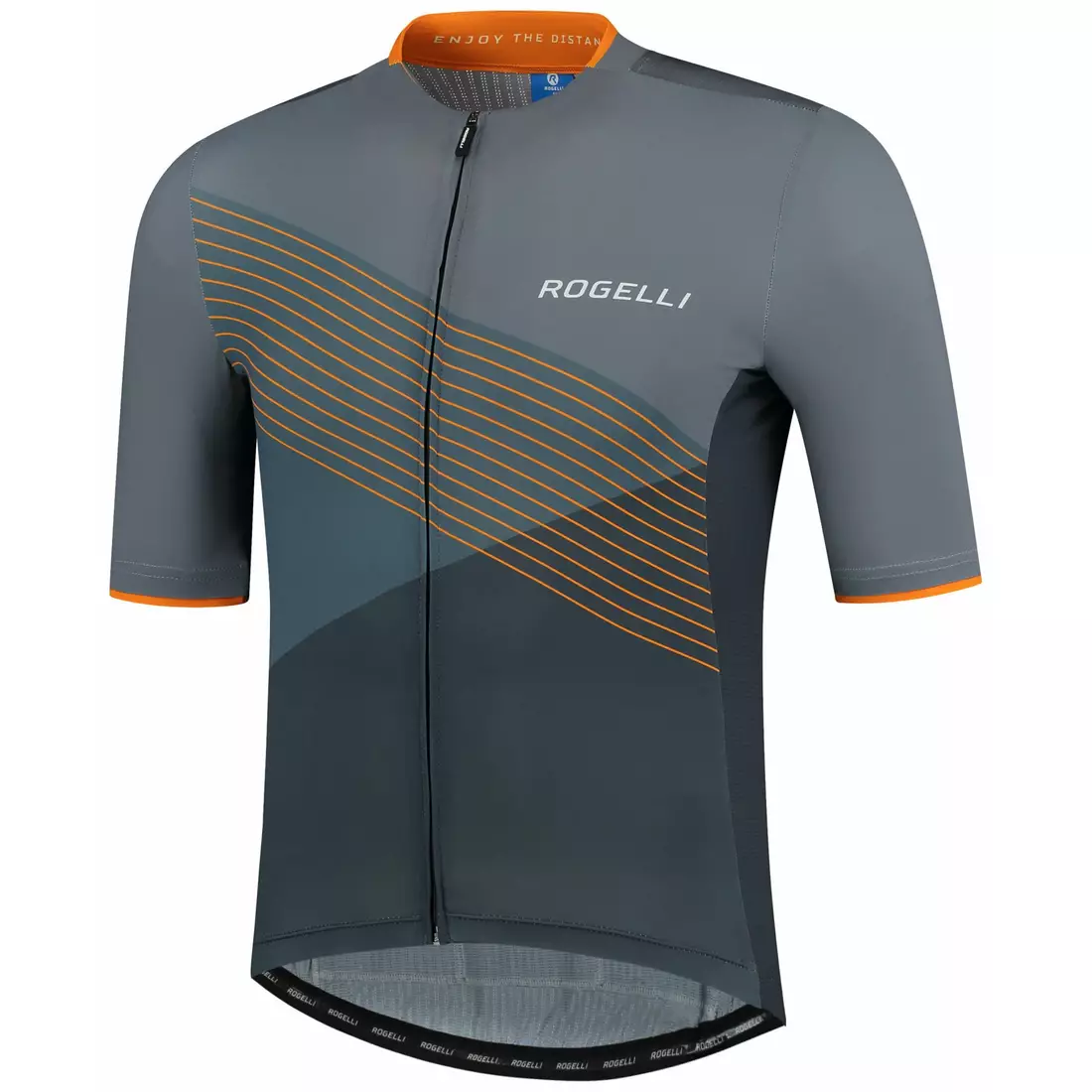 ROGELLI férfi kerékpáros póló SPIKE grey/orange 001.337