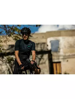 ROGELLI férfi kerékpáros póló WEAVE black/green 001.331