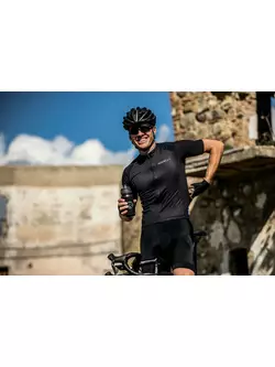 ROGELLI férfi kerékpáros póló WEAVE black/grey 001.330