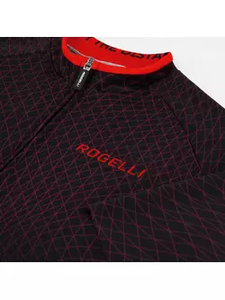 ROGELLI férfi kerékpáros póló WEAVE black/red 001.332