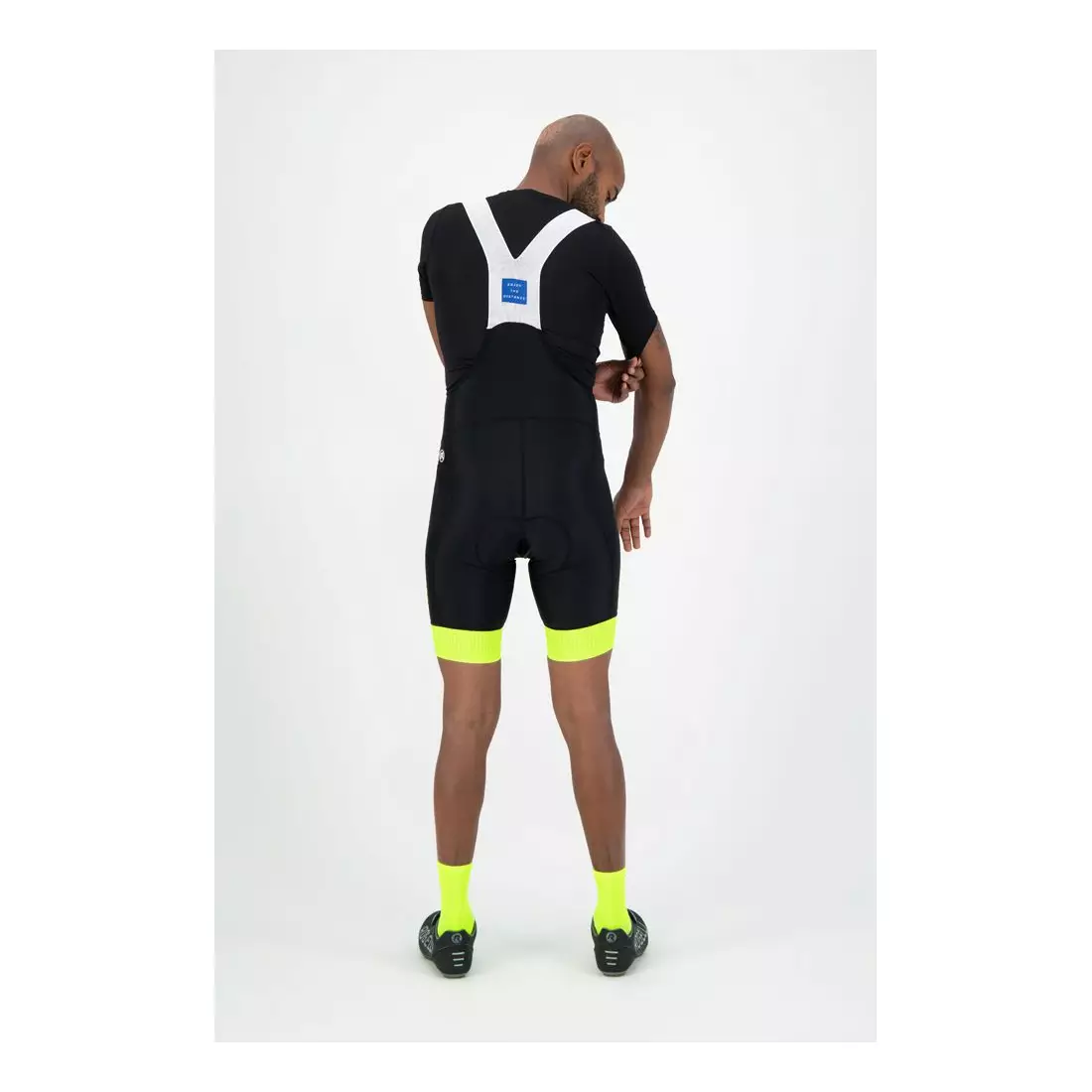 ROGELLI férfi nadrágos kerékpáros nadrág FLEX sárga fluor