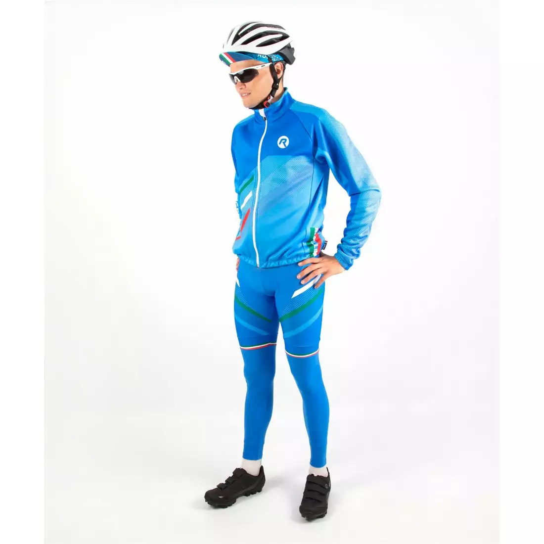 ROGELLI férfi szigetelt kerékpáros nadrág merevítővel TEAM 2.0, blue