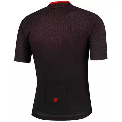 ROGELLI férfi kerékpáros póló WEAVE black/red 001.332