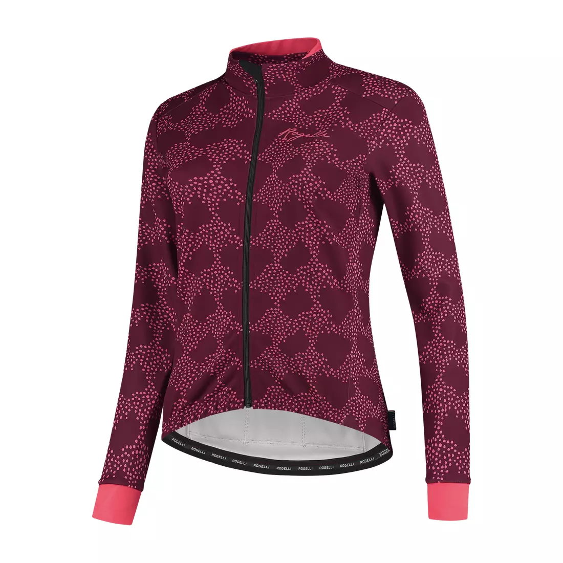 ROGELLI női kerékpáros kabát BLOSSOM Cerise/Coral 010.324