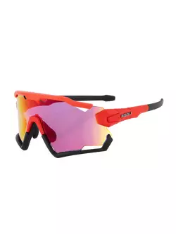 ROGELLI sport szemüveg cserélhető lencsékkel SWITCH piros