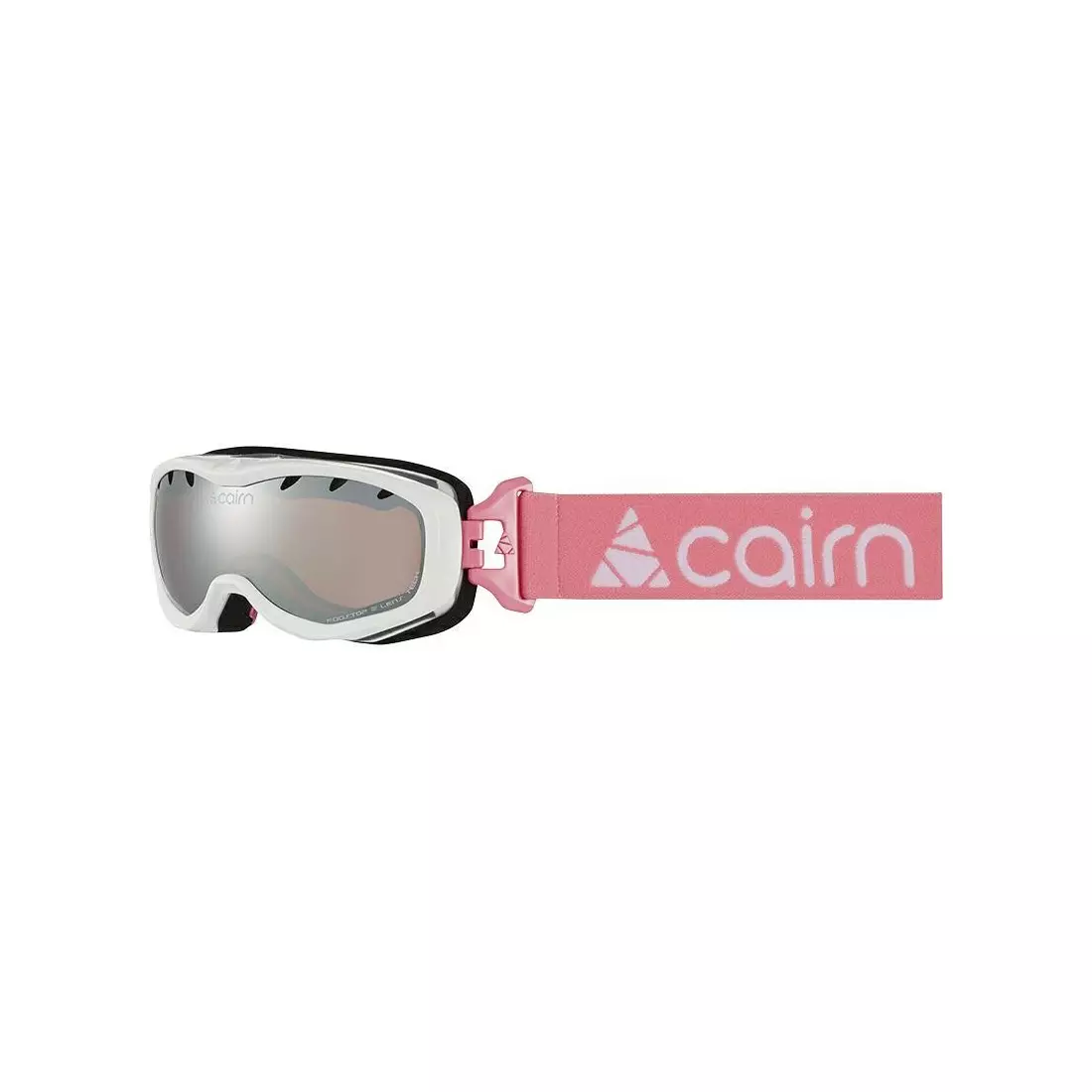 CAIRN gyermek sí/snowboard szemüveg RUSH SPX3000 Shiny White Candy Pink 