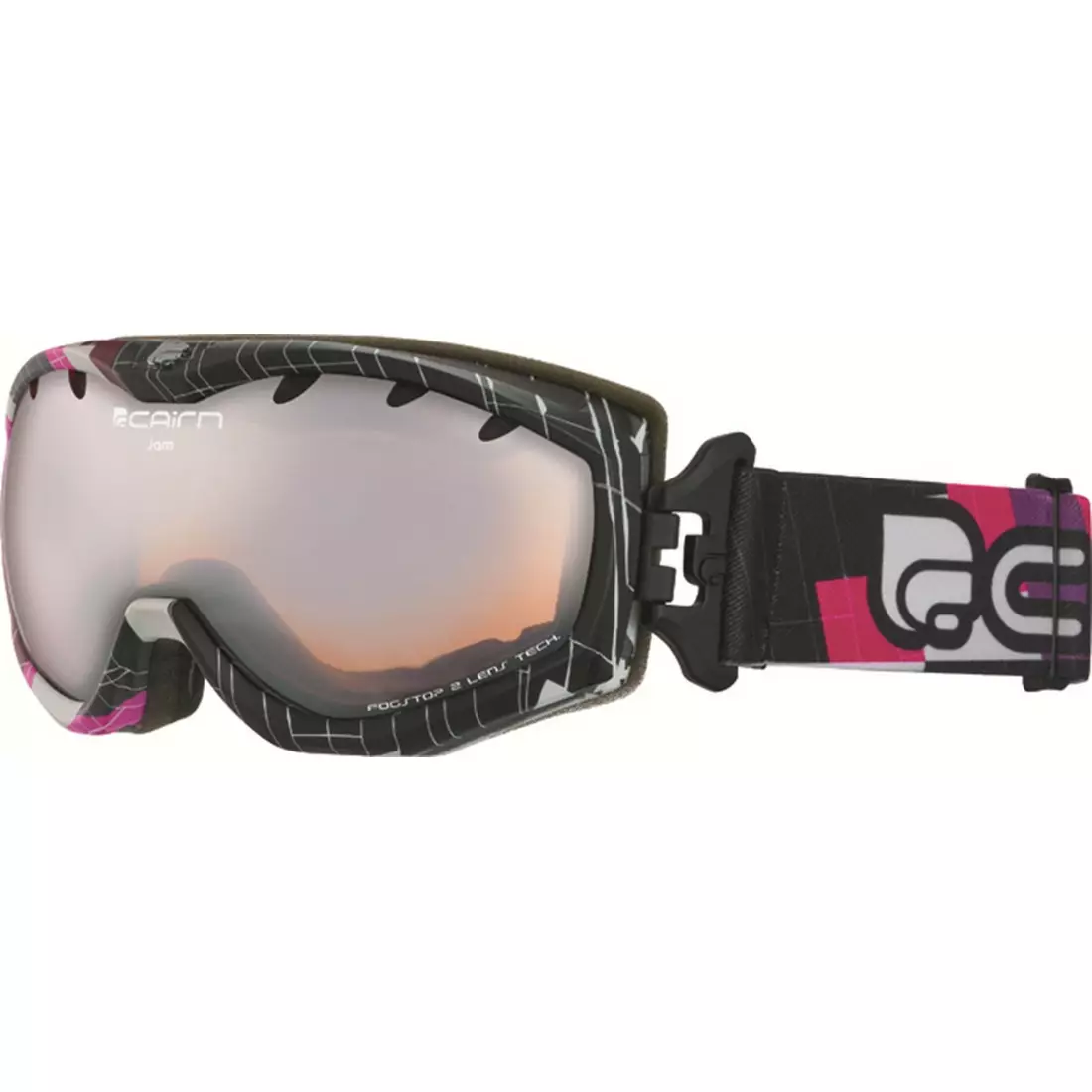 CAIRN sí/snowboard szemüveg JAM SPX3000 8897, black, 5805708897
