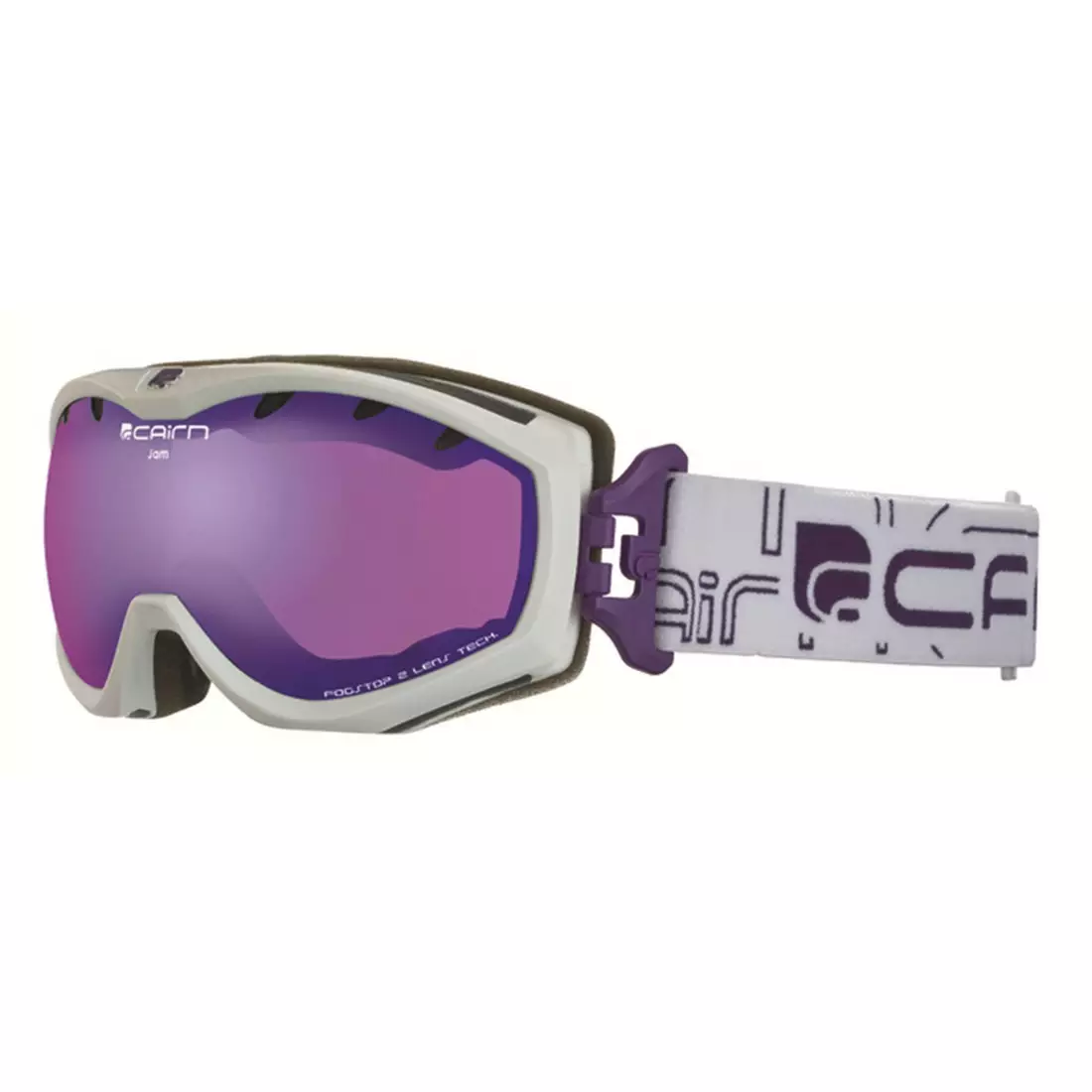 CAIRN sí/snowboard szemüveg JAM SPX3000 IUM 8201, white, 5805718201