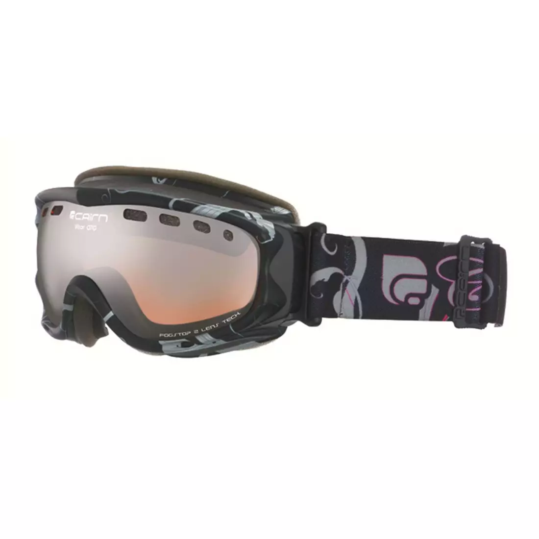 CAIRN sí / snowboard szemüveg VISOR OTG 8903, black-rose 5802818903