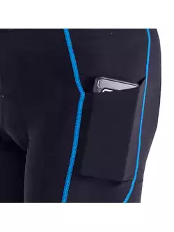 DEKO POCKET kerékpáros nadrág, fekete és kék