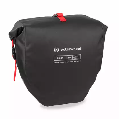 EXTRAWHEEL hátsó kerékpár táskák BIKER polyester 50L black