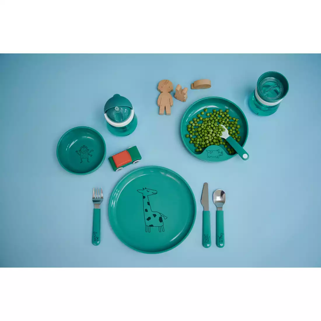 Mepal Mio gyerek tányér Deep Turquoise, türkiz