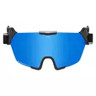CAIRN Trak SPX 3000 sí/snowboard szemüveg, fekete/kék tükör
