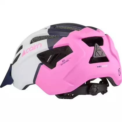 CAIRN PRISM XTR II J Gyermek kerékpáros sisak, fehér és rózsaszín