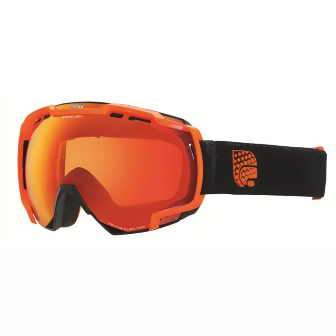 CAIRN sí/snowboard szemüveg MERCURY SPX3000 8210, black-orange, 5808418210