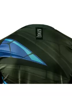 KAYMAQ DESIGN M64 férfi bő MTB kerékpáros mez, kék