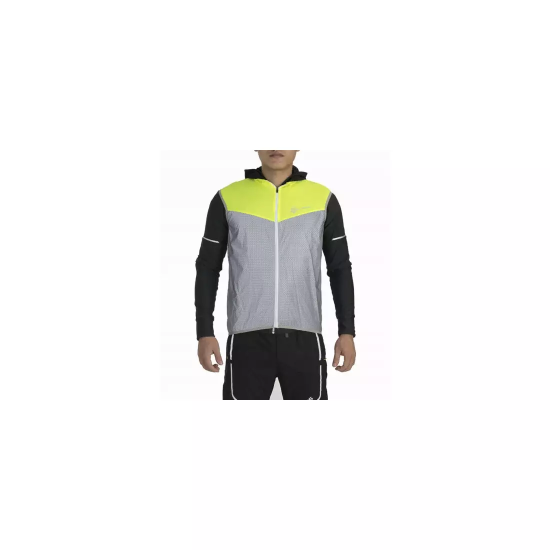 Rockbros férfi könnyű kerékpáros / sportmellény, fényvisszaverő, fluor FGY1002