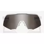 100% sport szemüveg S3 (HiPER Silver Mirror Lens) Matte White STO-61034-404-02