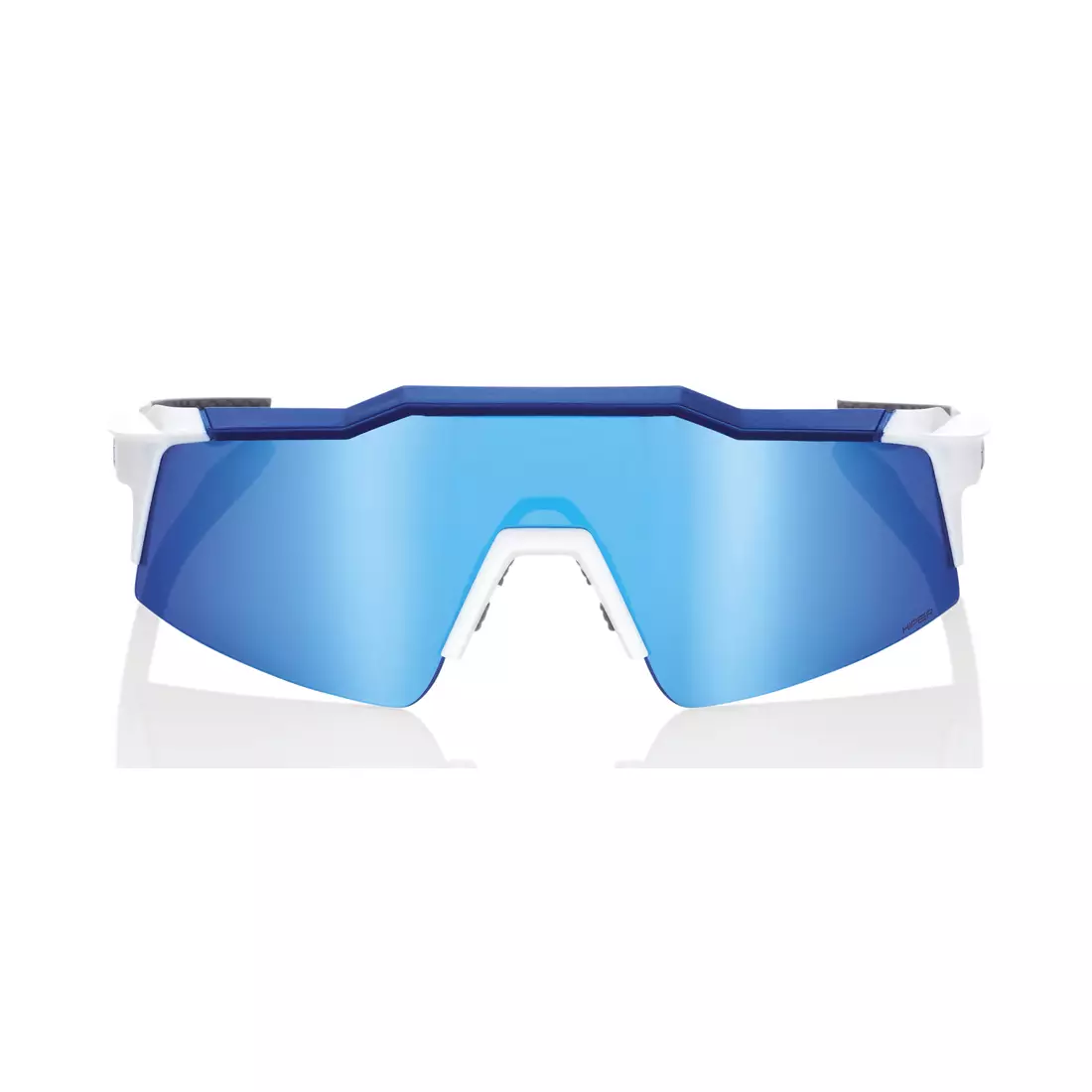100% sport szemüveg SPEEDCRAFT SL (HiPER Blue Multilayer Mirror Lens) Matte White/Metallic Blue STO-61002-407-01