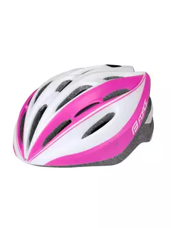 FORCE Országúti kerékpáros sisak TERY, fehér és rózsaszín 902735