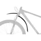 FORCE első kerékpár sárvédő SPLASH 27,5-29“ fekete 89919