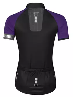 FORCE női kerékpáros mez SQUARE black/purple 90013431