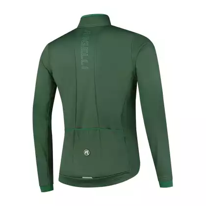 Rogelli Férfi kerékpáros kabát, Softshell, ESSENTIAL zöld, ROG351028