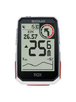 Sigma kerékpár számláló ROX 4.0, fehér, X1061