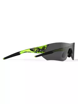 TIFOSI szemüveg cserélhető lencsével TSALI (Smoke, AC Red, Clear) crystal neon green TFI-1640105670