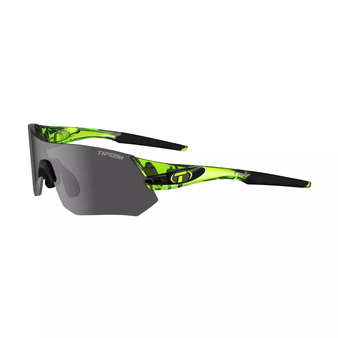 TIFOSI szemüveg cserélhető lencsével TSALI (Smoke, AC Red, Clear) crystal neon green TFI-1640105670
