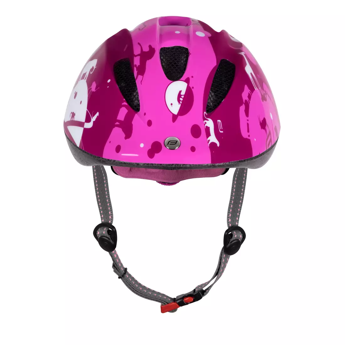 FORCE Gyermek kerékpáros sisak FUN PLANETS, rózsaszín és fehér 9022412