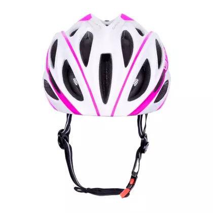 FORCE kerékpáros sisak BULL, fehér és rózsaszín, 902906
