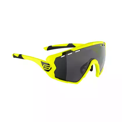 FORCE kerékpáros / sport szemüveg OMBRO laser lens fluo mat 91141